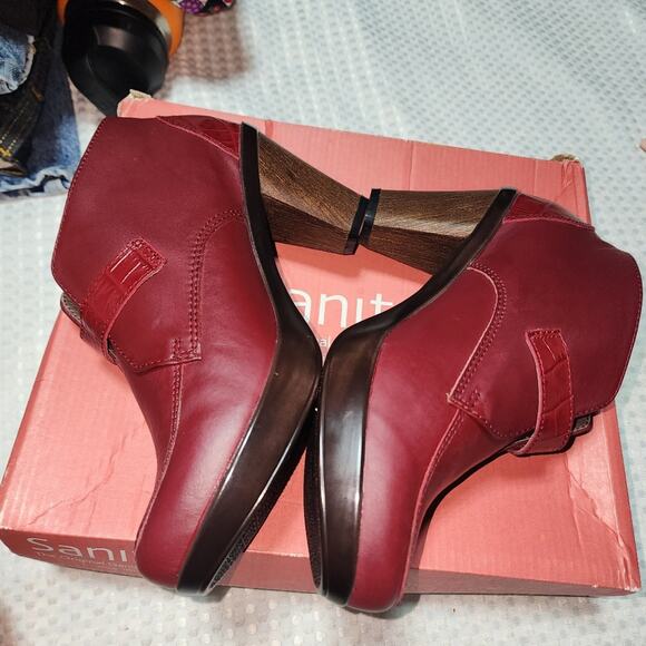 SANITA EUC WOMEN'S SIZE 38 eu. 7 US BLISS-BEVERLY ANKLE BOOTS SHOES - Picture 12 of 12